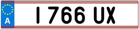 Truck License Plate